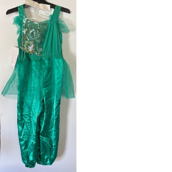 Disney Aladdin Jasmine Light Up Halloween Costume 7/8 Jumpsuit, WIG 3 Pc Girls - Picture 6 of 9